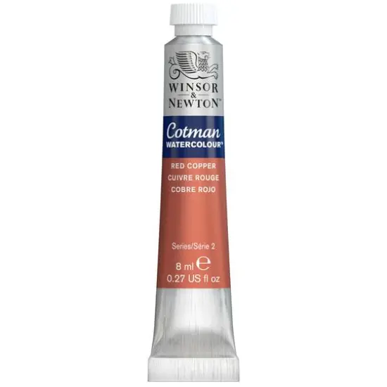 Winsor & Newton&reg; Cotman&reg; Watercolor, 8mL Red Copper {1}