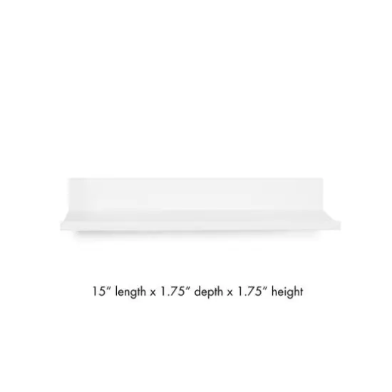 HangZ&trade; White No Stud Photo Ledge {6}