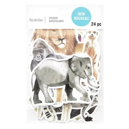 Safari Die Cut Stickers by Recollections&trade; {4}