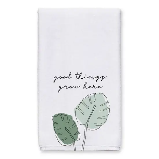 Sketch Monstera Lines Tea Towel Set {3}