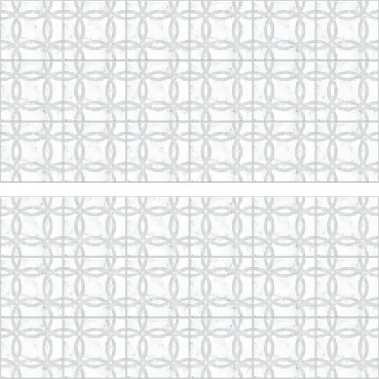 RoomMates Interlocking Circle Tile Backsplash Giant Decals {1}