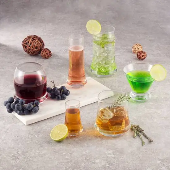 JoyJolt&reg; Cosmos Crystal Martini Glasses, 4ct. {7}