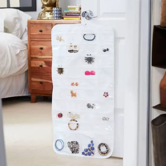 Household Essentials 35" Double-Sided Hanging Jewelry Organizer {3}