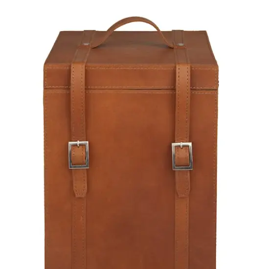 Tan Modern Wine Holder, 9" x 10" x 16" {4}