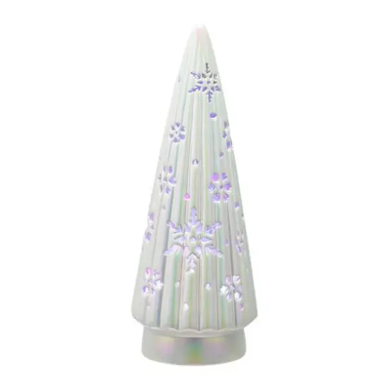 90th Anniversary Collection Snowflake 16" LED Kaleidoscope Tree {1}