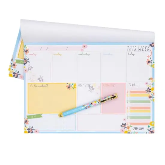 Carpe Diem Ditzy Floral Weekly Planner Pads, 6ct. {4}