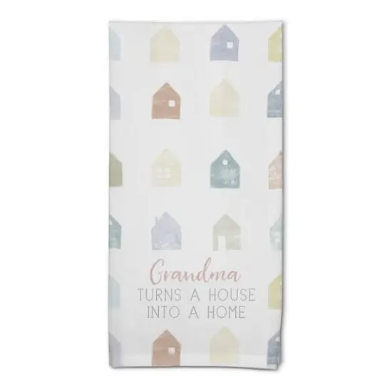 Grandma Turns a House into Home Cotton Twill Tea Towel Set {3}