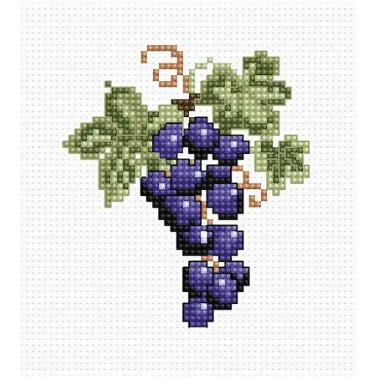 Luca-S Grapes Counted Cross Stitch Kit {1}