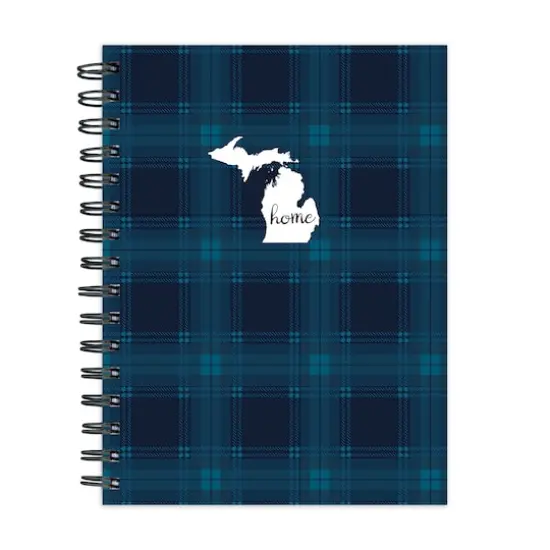TF Publishing Michigan Blue Plaid Journal {1}