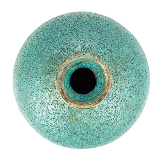 Hello Honey&reg; Green & Blue Textured Stoneware Vase Set {12}