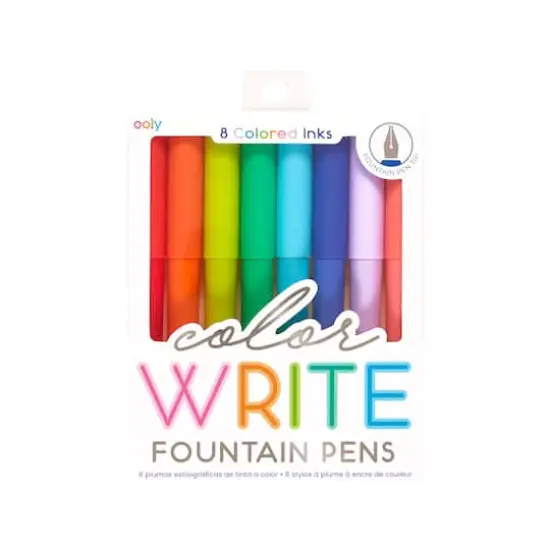 Color Write 8 Color Fountain Pen Set {1}