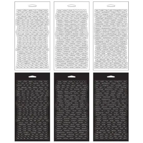 Idea-Ology Verbiages Chitchat Sticker Tablet {3}