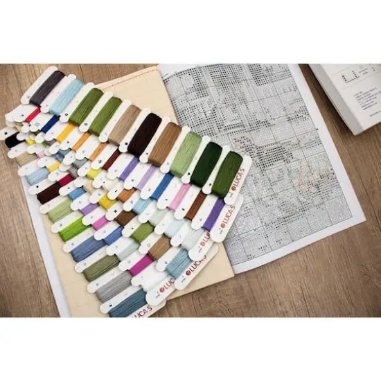 Luca-S Cabin By The Lake Counted Cross-Stitch Kit {4}