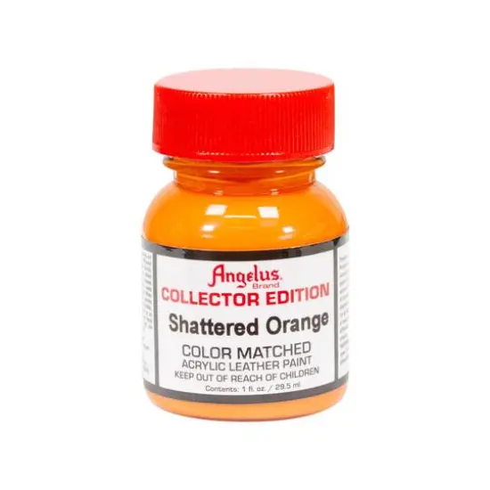 Angelus® Collector Edition Acrylic Leather Paint, 1oz. Shattered Orange {3}