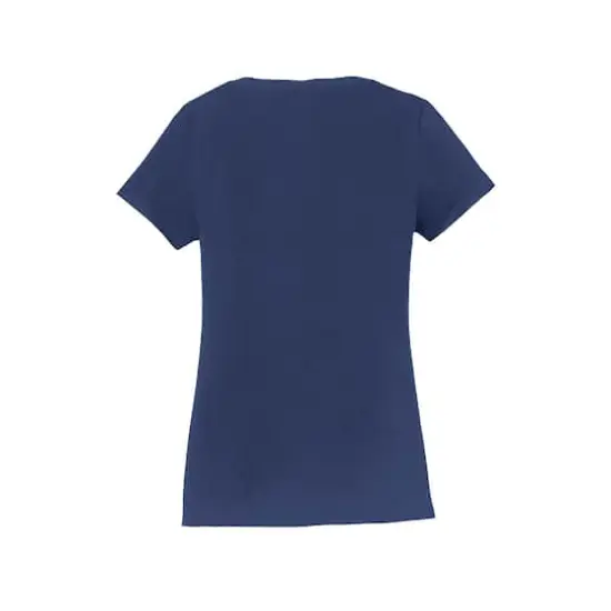 Port & Company® Fan Favorite™ Ladies V-Neck T-Shirt Team Navy {4}