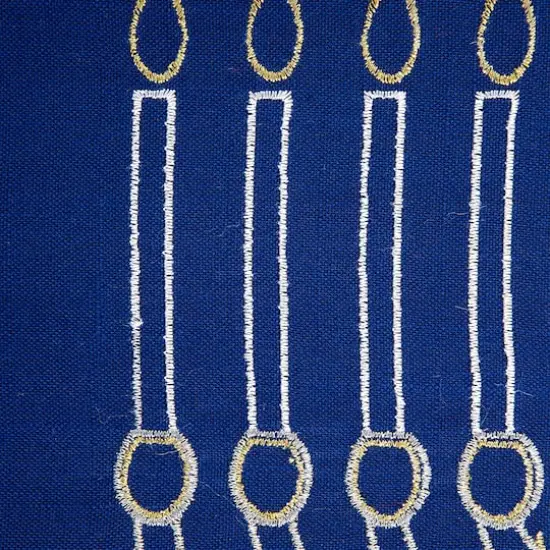 DII&reg; 108" Embroidered Menorah Table Runner {7}