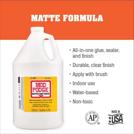 Mod Podge&reg; 1gal. Matte Sealer, Glue & Finish {3}