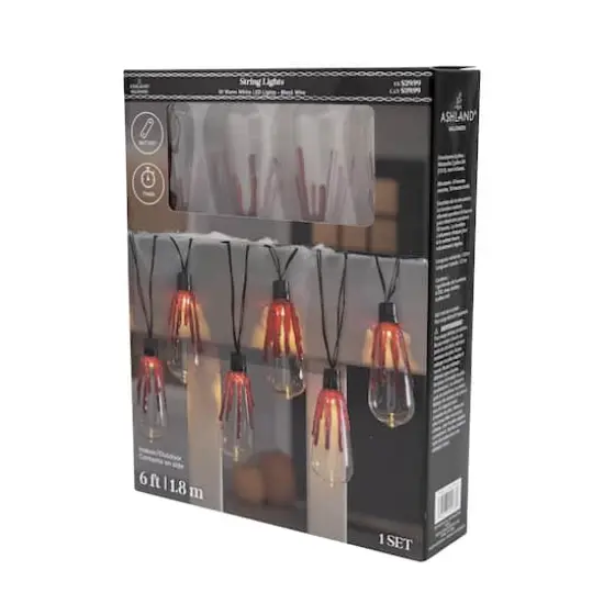 10ct. Bloody Bulb LED String Lights by Ashland&reg; {5}
