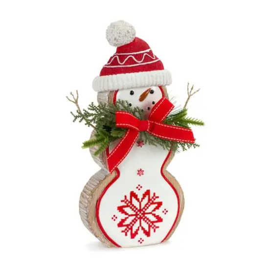 Resin Snowman Figurine Set {4}