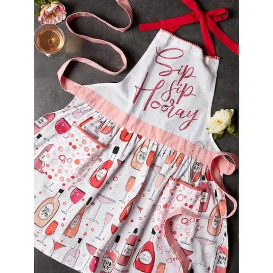 DII&reg; Pop Fizz Home Collection Sip Sip Hooray Apron {7}