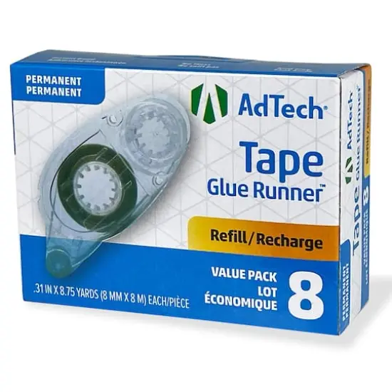 AdTech&shy;&shy;&shy;&shy;&shy;&shy;&reg; Tape Glue Runner&trade; Refills, 12 Packs of 8 {6}