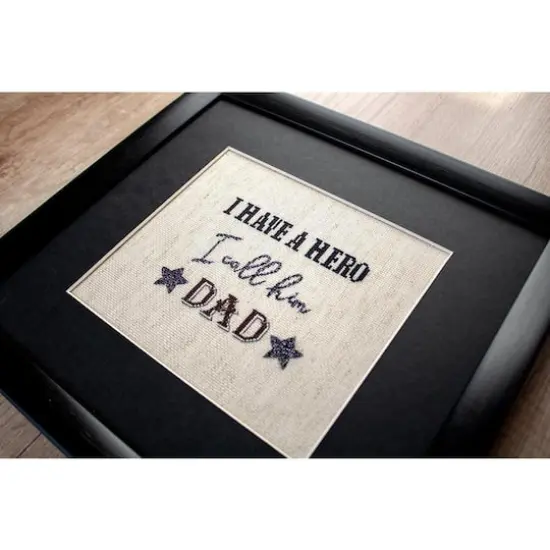 LetiStitch Counted Cross Stitch Kit Father's day gift {4}
