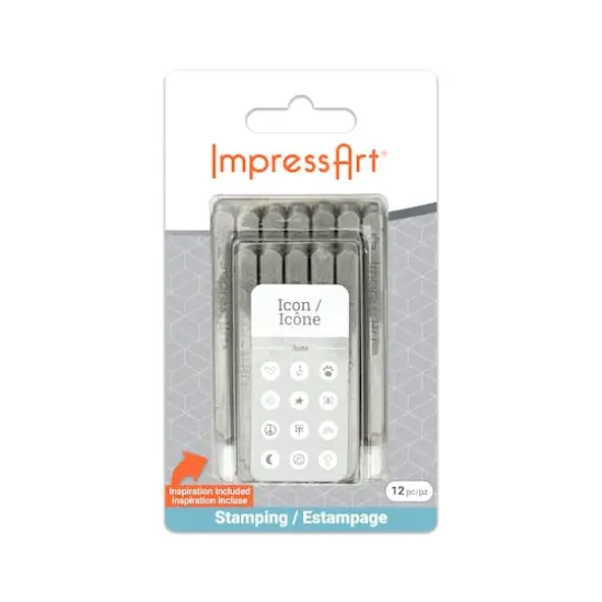 ImpressArt&reg; 3mm Icon Metal Stamps Pack {1}