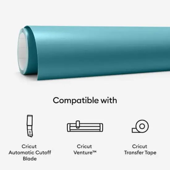 Cricut&reg; 25" Removable Smart Vinyl&trade; Aqua {8}