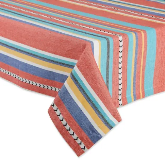 Verano Stripe Tablecloth 52" x 52" {3}