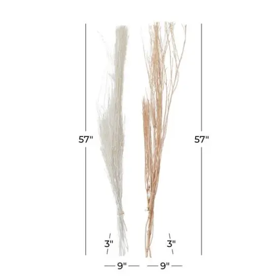 Tan & White Pigeon Pea Foliage Bundle Set {7}