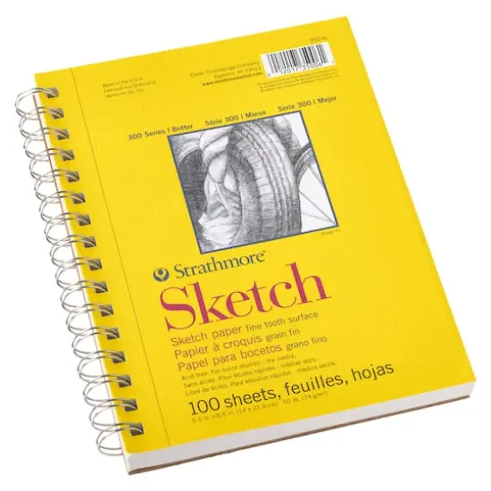 Strathmore&reg; 300 Series Wired Sketch Paper Pad {1}