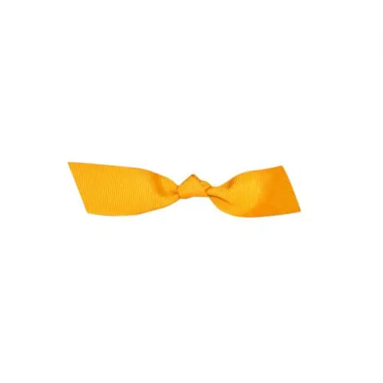 JAM Paper 7/8" Grosgrain Twist Tie Flair Bows, 100ct. Gold {1}