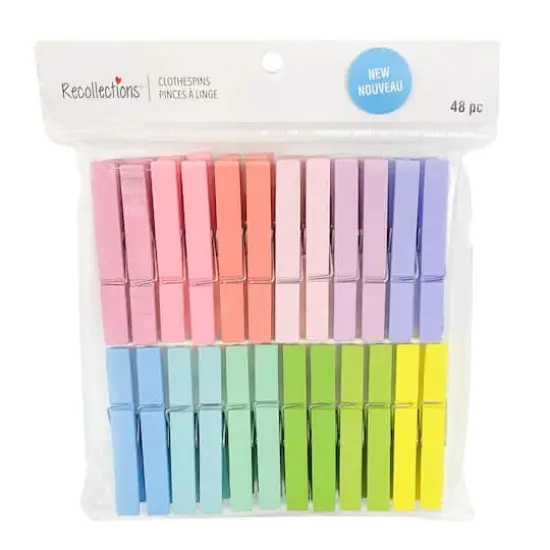 Large Rainbow Clothespins by Recollections&trade; {5}