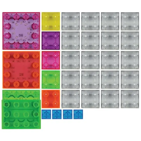 E-Blox&reg; Circuit Blox&trade; Circuit Board Building Block Lights Set, 32 Pieces {3}