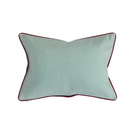 Hello Honey&reg; 20"x 14" Embroidered Cotton Lumbar Pillow {4}