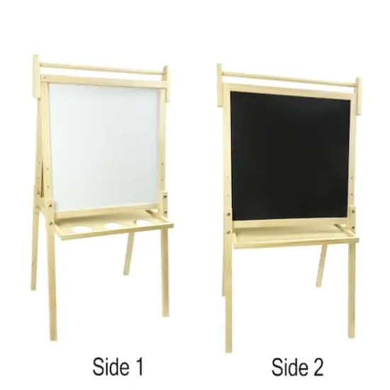 22" Chalkboard & White Erase Board Floor Easel {4}