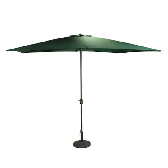 10ft. Hunter Green Outdoor Patio Market Umbrella {1}