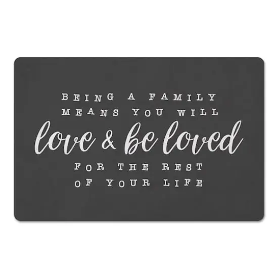 18" x 27" Love & Be Loved Floor Mat {1}