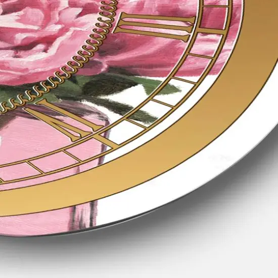 Designart 'Simply Splendid Iv Glam Wall Clock {4}