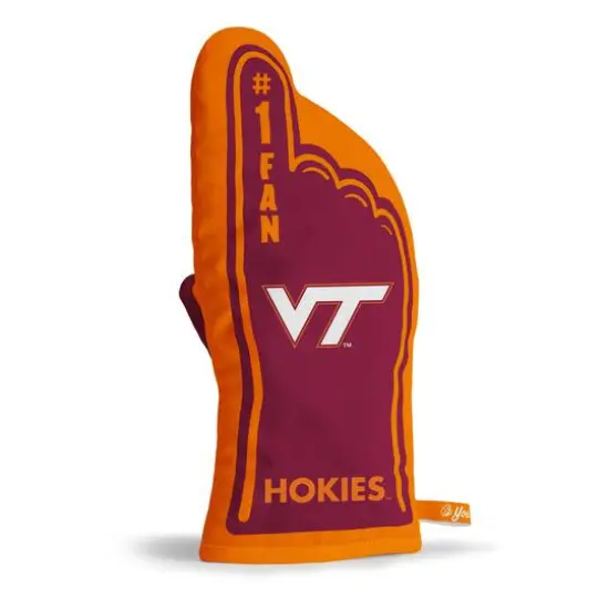 Quilted No.1 Oven Mitt Virginia Tech Hokies {4}