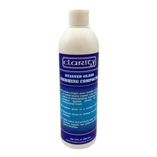 Clarity Stained Glass Finishing Compound, 12oz. {1}