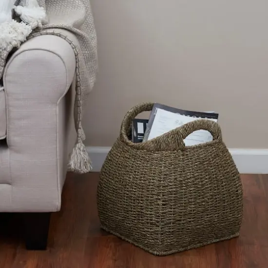 Household Essentials Brown Basket with Handles {5}