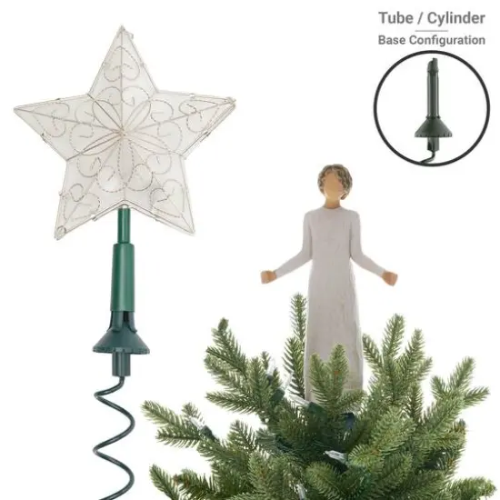 Village Lighting Christmas Tree Topper Holder {6}