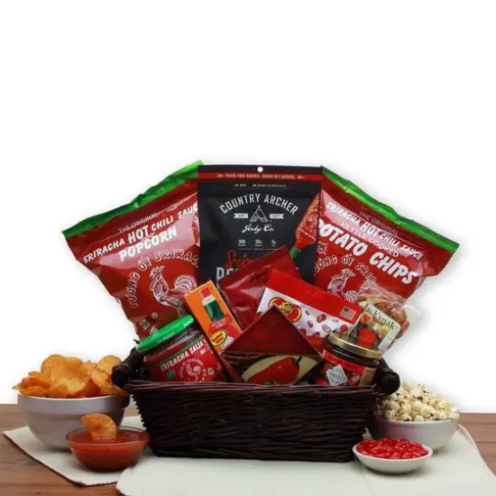 Hot & Spicy Sriracha Lovers Gift Basket {1}