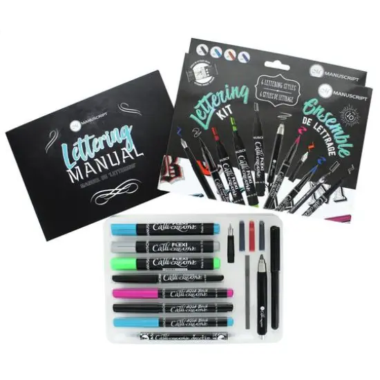 Manuscript Callicreative Lettering Set {5}