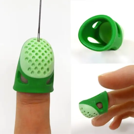 Dritz&reg; Green Medium Soft Comfort Thimbles, 12ct. {6}