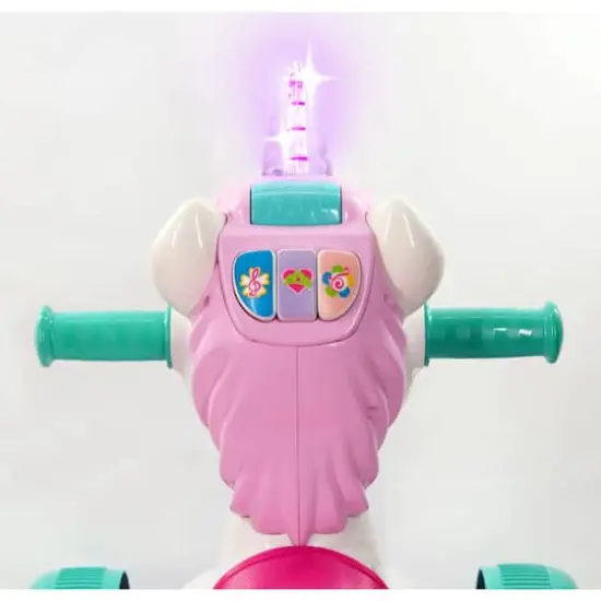 Kiddieland Light N' Sounds Magical Unicorn Ride-on {4}