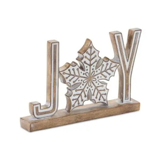 Holiday Joy & Noel Tabletop D&eacute;cor Set, 8.5" & 6.75" {6}