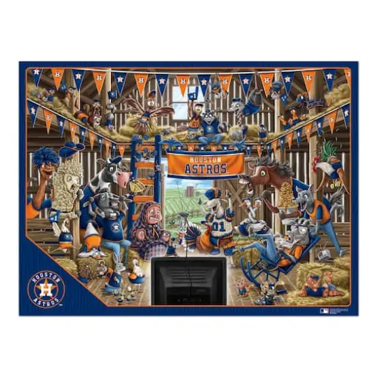 MLB Barnyard Fans 500 Piece Puzzle Houston Astros {5}