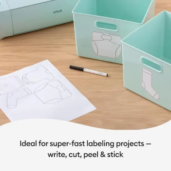 Cricut&reg; Removable Smart Label&trade; Writable Vinyl White {7}